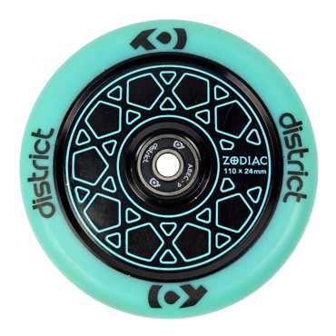 Wheel District Zodiac 110mm, Sky Blue/Black